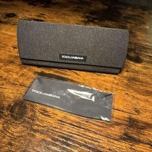 Dolce & Gabbana Case Sunglasses Eyeglasses Optical Case Only Black